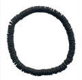 Heishi Armband aus Kokos – Stretch schwarz