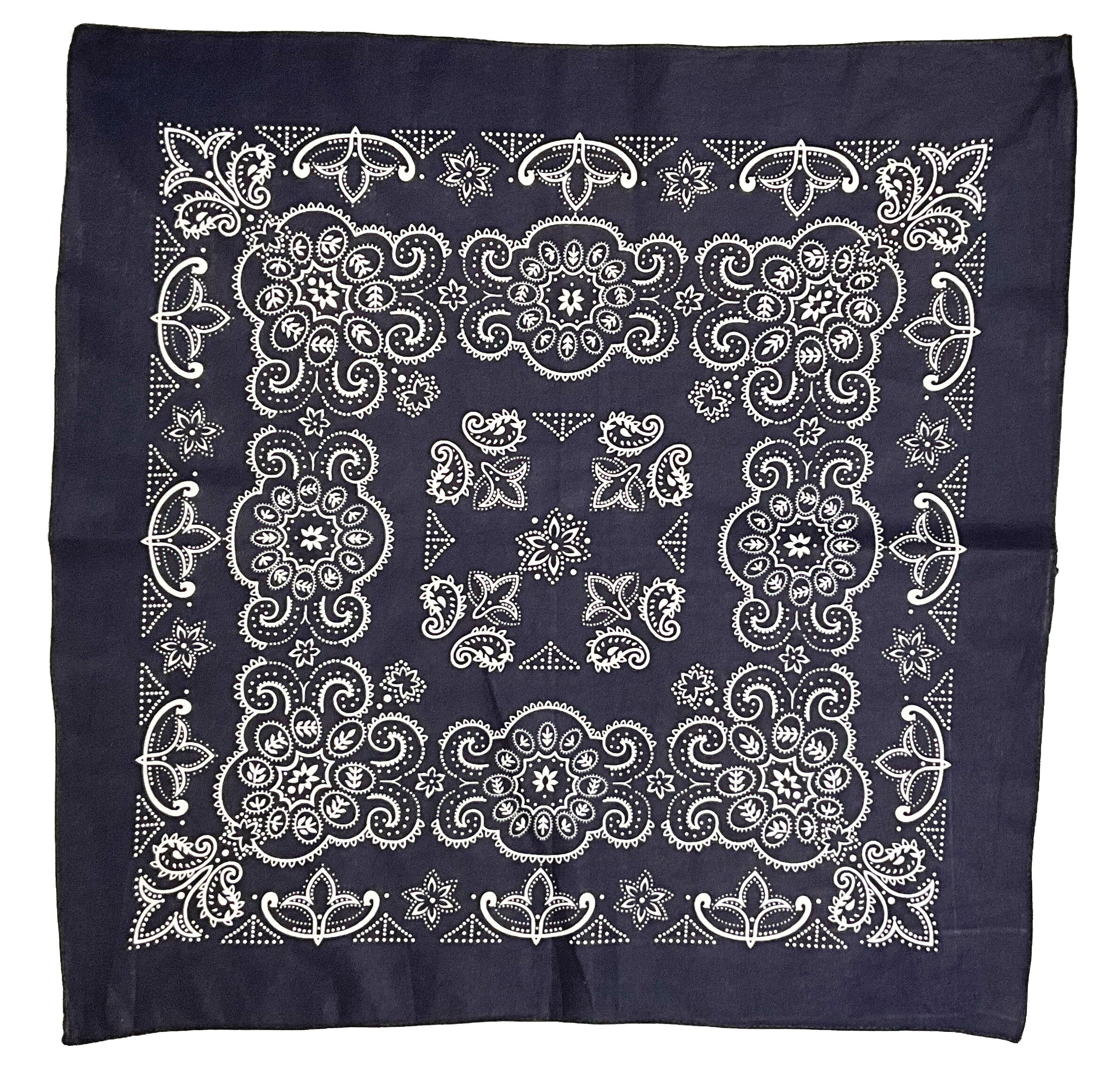 XL Bandana Paisley 70 x 70 cm Biker Country Line Dance verschiedene Farben