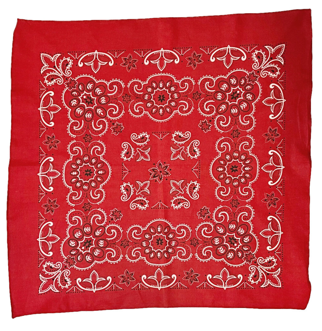 XL Bandana Paisley 70 x 70 cm Biker Country Line Dance verschiedene Farben