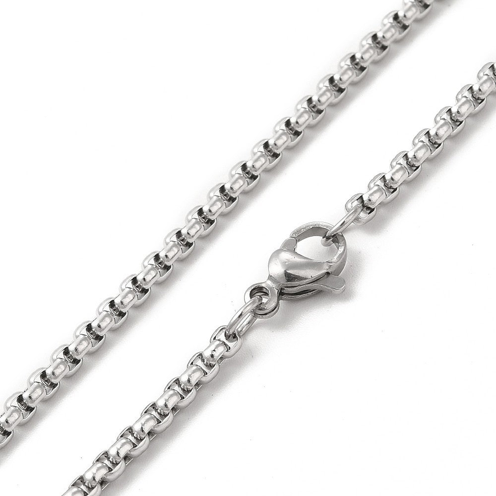 Dragon Fang Power Edelstahl Halskette mit Drachenzahn-Anhänger – 60 cm Kette