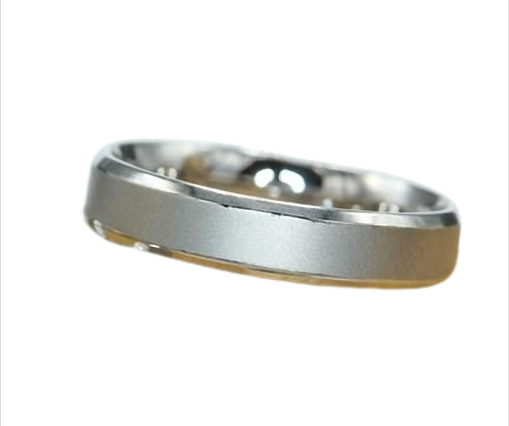 Steel Matt Classic  Ring Bandring Partnerring mattiert Edelstahl, 5 mm