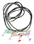 Delphine transparent, gemischte Farben, ca. 5 x 2,5 cm