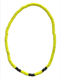 Heishi Kette Armband aus Kokos – Stretch Neon/Schwarz