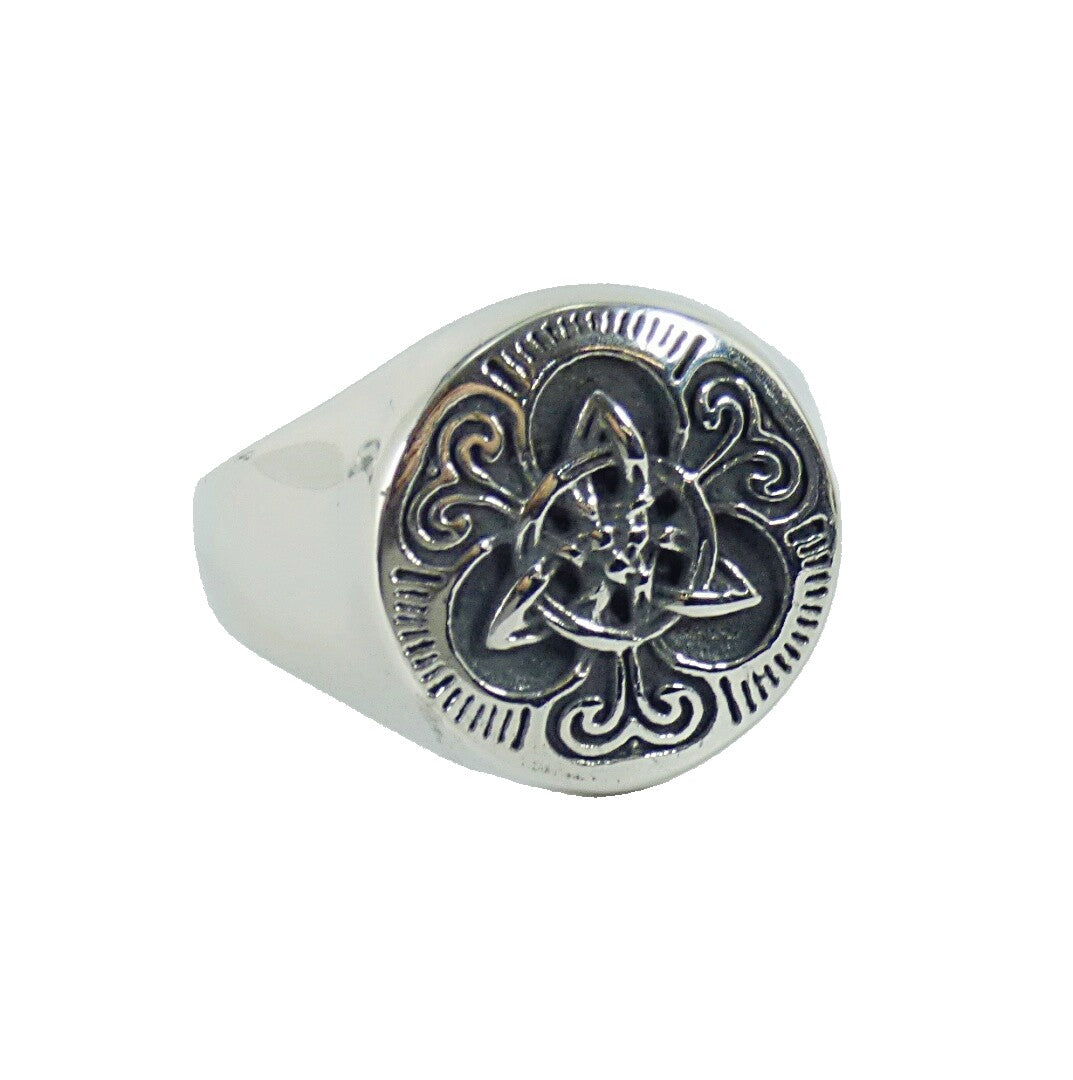 Ring Fingerring Edelstahl Keltischer Siegelring Odin Biker Rocker