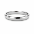 Silvoria Classic – Zeitloser Edelstahlring aus poliertem Edelstahl, 4 mm breit