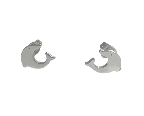 Ocean Smile Delfin Ohrstecker Edelstahl, ca. 12 × 10 mm