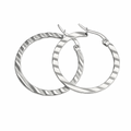 SilverTwist Hoops Creolen aus Edelstahl , Ø 15 / 20 / 25 / 30 / 40 / 50 mm