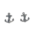 Nautic Spirit Studs Ohrstecker Ankeraus Edelstahl – ca. 12 × 15 mm
