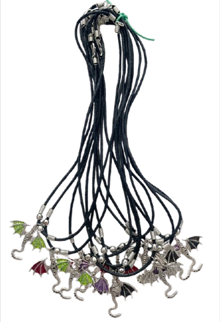 Kleiner Drache Kette – gemischte Farben – 48 cm