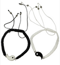 Balance Duo – Yin & Yang Armband Set Yin Yang – Makramee Armbänder einstellbar