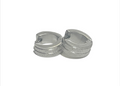 Silver Frost Creolen Edelstahl silberfarben – Ø 10 mm, 4 mm