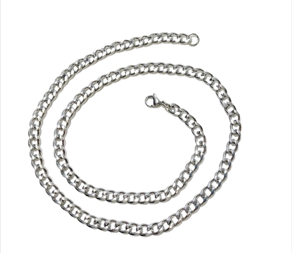 SteelPanzer Classic Panzerkette aus Edelstahl – 60 cm lang, 6 mm breit