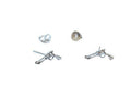 1 Paar Ohrstecker Colt Pistole Peacemaker aus 925er Sterling Silber