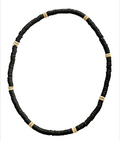 Black Canyon – Desert Line Heishi Kette Kokos schwarz mit Abstandsringen Stretch