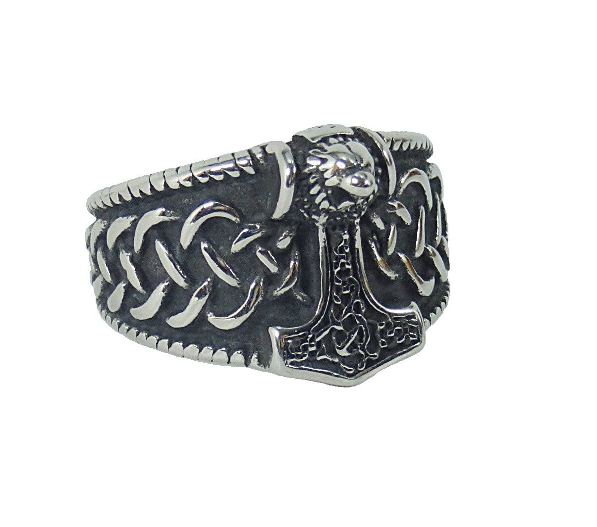 Ring Fingerring Edelstahl Hammer des Thor Biker Rocker