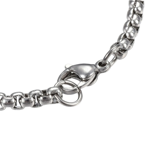 Byzantinerkette aus Edelstahl – 50 cm lang – 3 mm stark