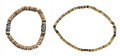 Heishi Armband oder Kette aus Kokos – Stretch natur